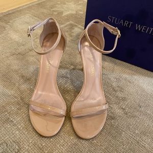 Stuart Weitzman Nudistsong sandals Adobe sz 37.5
